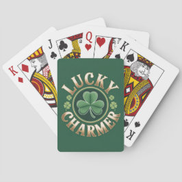Baralho de Cartas Shamrock Golden Lucky Charmer