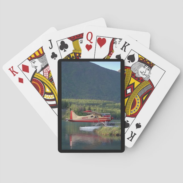 Baralho De Havilland, castor, aviação 1951_Classic (Verso)