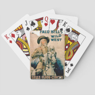 Baralho De "o oeste selvagem Buffalo Bill", circo de Floto