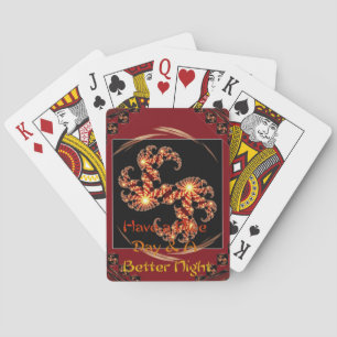 Baralho de Poker Nice Day Energy: Red Swirl Dynami