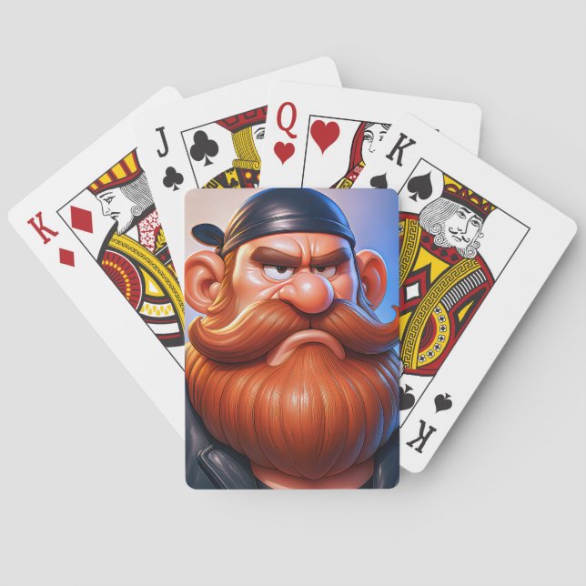 Baralho de Poker Rosto Difícil (Verso)