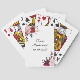 baralho de presentes da damas de honra