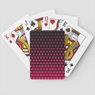Baralho Debian Red Bolinhas Modern Black