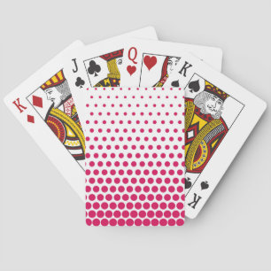 Baralho Debian Red Bolinhas Modern White