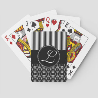 Baralho Deck of Cards, Monograma Personalizado, Padrão Pre