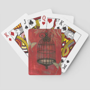 Baralho Decorative Birdcage with Butterflies