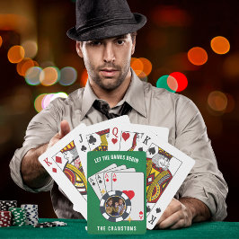 Baralho Deixe Os Jogos Começarem Com O Design Poker Chip