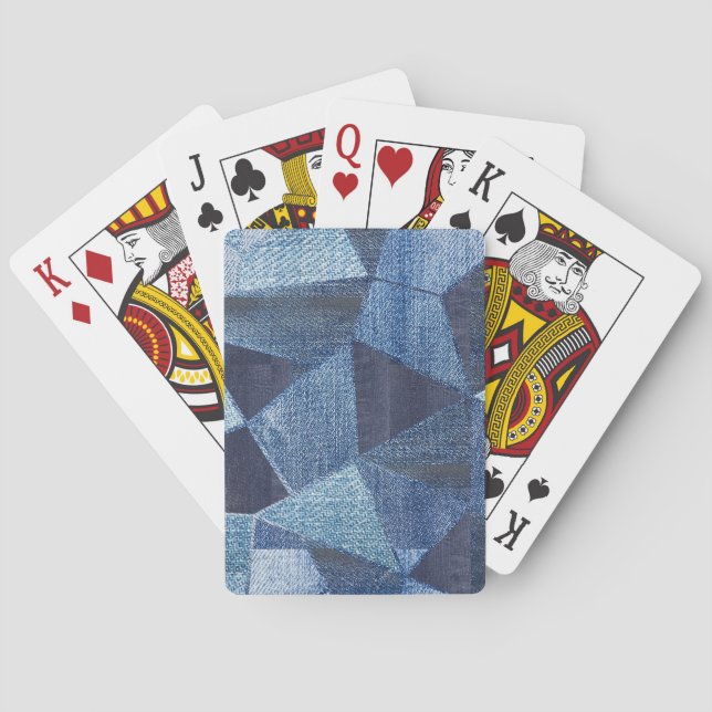 Baralho Denim Urban: Patchwork Disparada. (Verso)