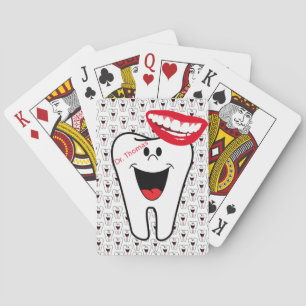 Baralho Dentista de sorriso de dentes do compartimento de