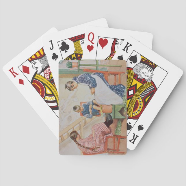 Baralho Descascando ervilhas, bar. em "Lasst Licht Hinin" (Verso)