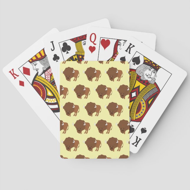 Baralho Design de Bisonho Qualquer Cor de Fundo (Verso)