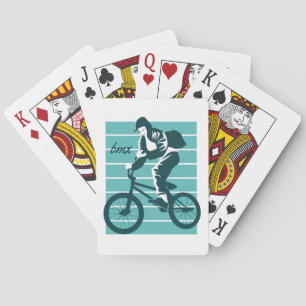 Baralho Design de Cavaleiro legal - BMX