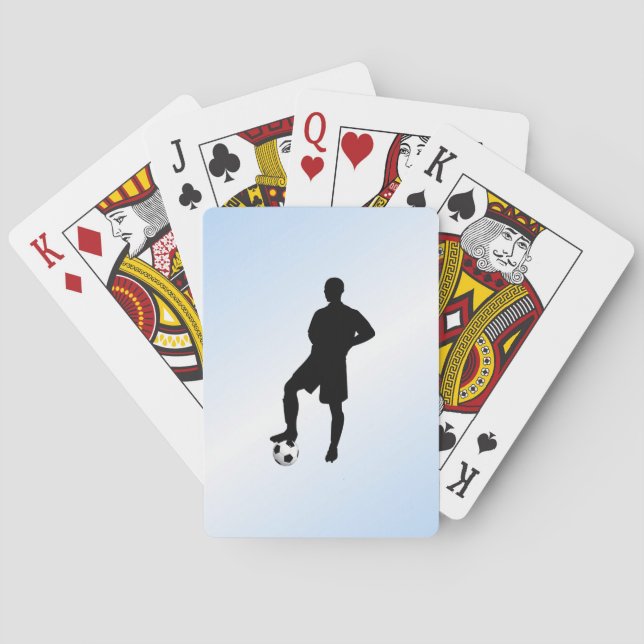 Baralho Design de Esportes de Futebol (Verso)