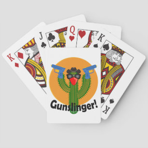 Baralho Design de Gunslinger Cactus - Cartões De Jogar, Pa