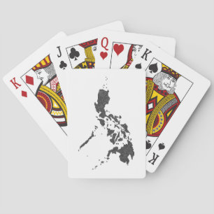 Baralho Design de Mapa das Filipinas