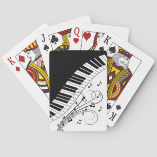 Baralho Design de Música do Teclado Piano