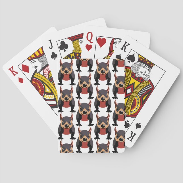 Baralho Design do Diabo da Tasmânia (Verso)