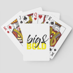 Baralho design gráfico dinâmico moderno e urbano de Big