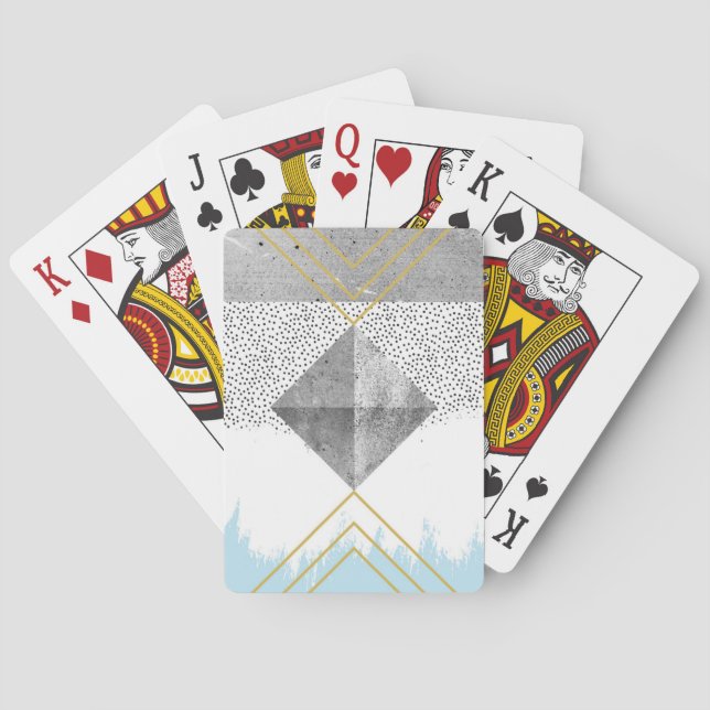Baralho Design moderno abstrato (Verso)