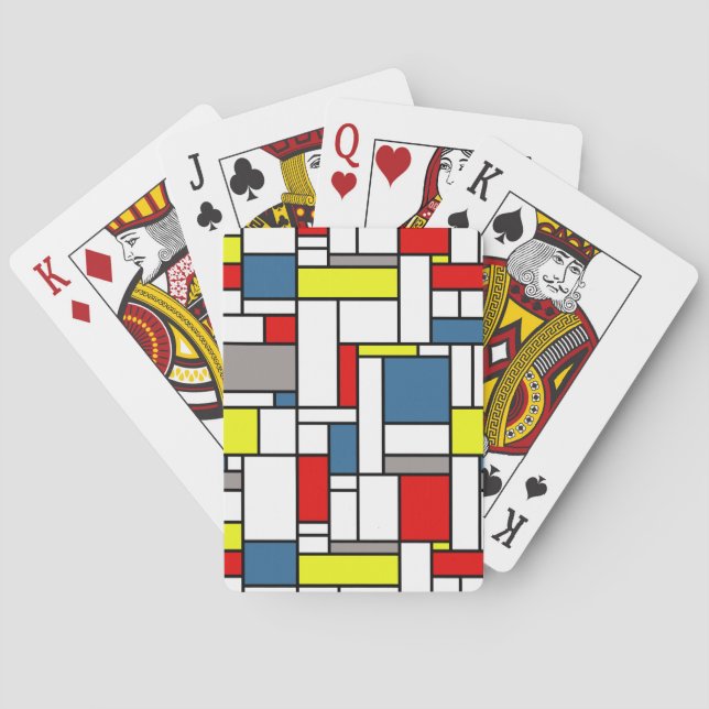 Baralho Design mondrian (Verso)
