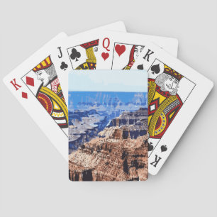 Baralho Design retro do parque nacional do Grand Canyon