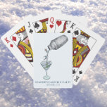 Baralho despedida de solteiro com esqui<br><div class="desc">Torne sua despedida de solteiro inesquecível com estas cartas de pôquer temáticas de esqui, perfeitas para os amantes de esqui e entusiastas do inverno. Se você está descendo as pistas ou relaxando no lodge, essas cartas personalizadas adicionam um toque divertido e pessoal à sua celebração. Ideais para uma noite de...</div>