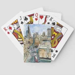 Baralho Destinos Watercolor Vintage London Street