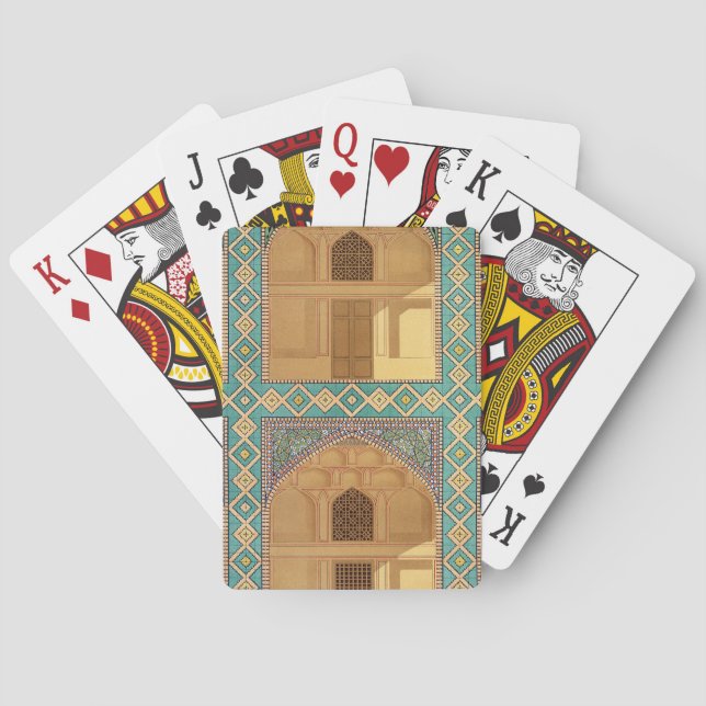 Baralho Detalhe das Arcades do Courtyard na Medrese-i-S (Verso)