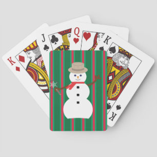 Baralho Detetive Snowman de Natal divertido e Rico