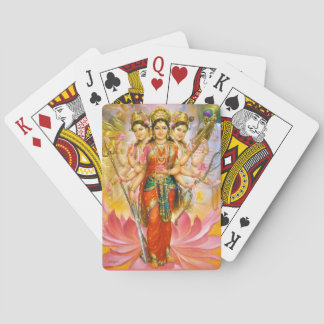 Baralho deusa jogando cartas