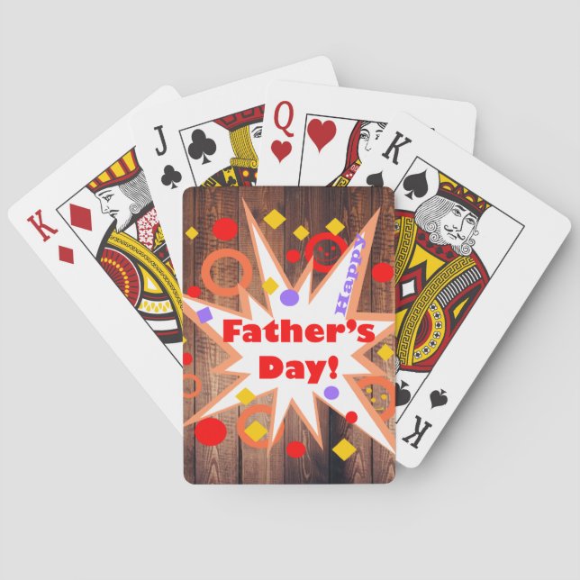 Baralho Dia de os pais Russo (Verso)