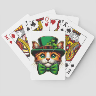 Baralho Dia de São Patrício, gato/gatinho