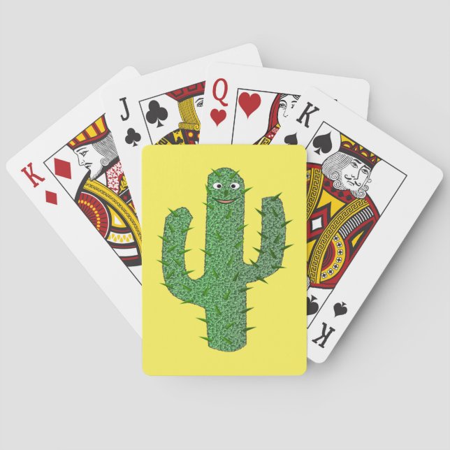 Baralho Dia dos Mortos Felizes Cactus (Verso)