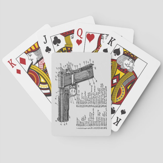 Baralho Diagrama V2 da arma (Verso)