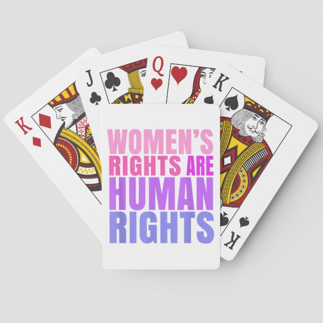 Baralho Direitos Humanos Mulheres à Direita (Verso)