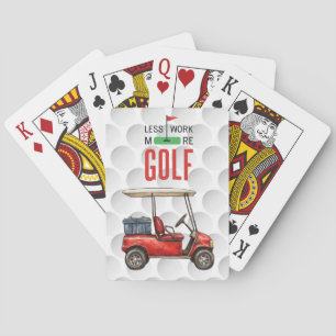 Baralho Dito engraçado de golfe para golfista