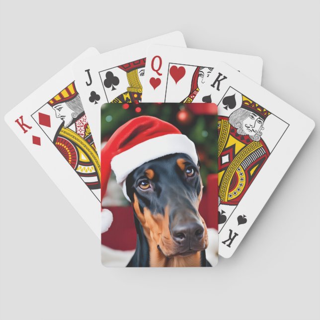 Baralho Doberman Christmas (Verso)