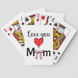 Baralho Doce e elegante “Amo Você Mãe”