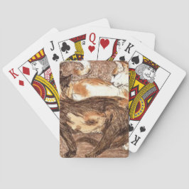 Baralho Dois gatos (por Franz Marc)