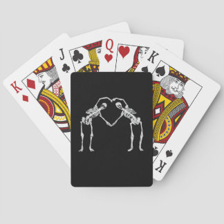 Baralho Dois Skeleton Hearts Mãos Clássicas