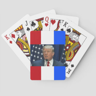 Baralho Donald Trummp em um Pay Card Deck