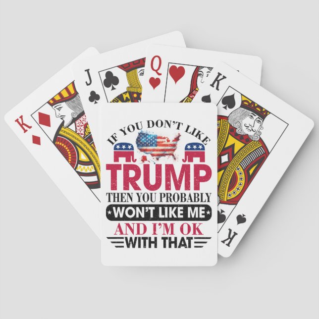 Baralho Donald Trump (Verso)