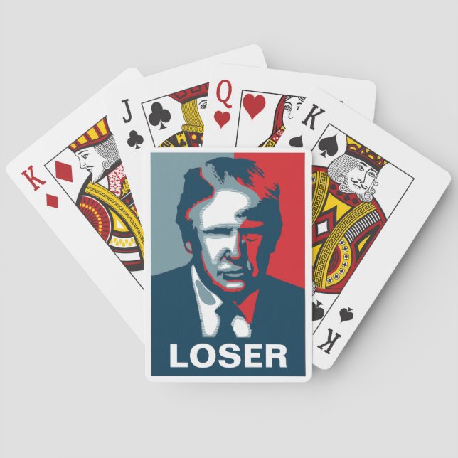 Baralho Donald Trump Loser  (Verso)