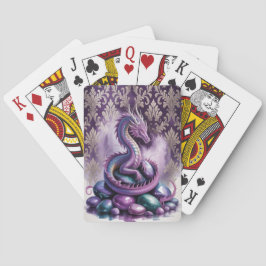 Baralho Dragão Gótico Místico Roxo