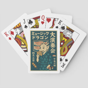 Baralho Dragão japonês retrô