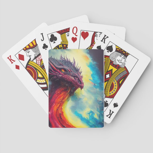 Baralho Dragon Animal Discovery Adventure Planet Nature (Verso)