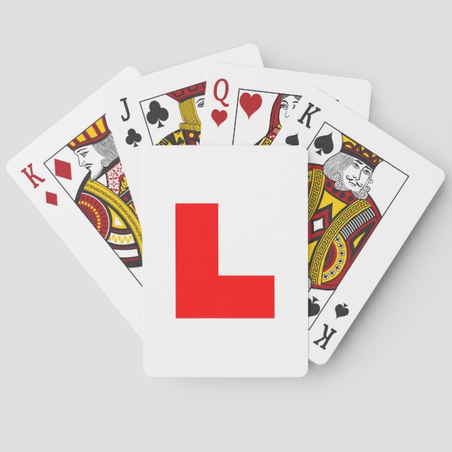 Baralho Driver De Aprendiz L-Plate / Bachelorette Hen Nigh (Verso)