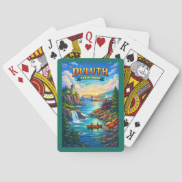 Baralho Duluth North Shore Minnesota Souvenir Poker Cards
