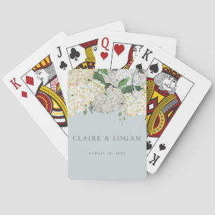 Baralho Dusty Blue Hydrangea Wedding