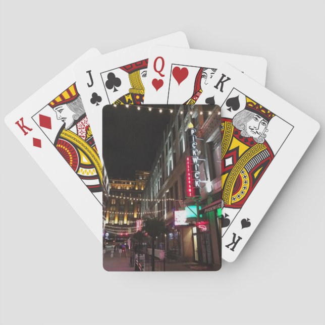 Baralho East 4th Street, Cleveland, Ohio Playing Cards (Verso)